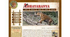 Desktop Screenshot of abhayaranyadandeli.com